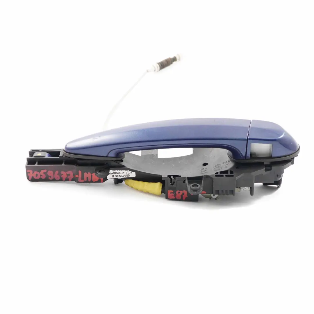 BMW 1 Series E81 E87 Complete Front Left Grab Handle N/S Le Mans Blau Blue 381 - SKU rhd-7059677-LMB1 - Part number 7059677