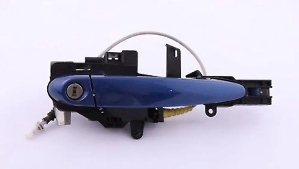 Complete Front Right Grab Handle O/S Montegoblau Blue to BMW 1 Series E81 E87 with Part number 7059677 BMW 1 Series E81 E87 Complete Front Right Grab Handle O/S Montegoblau Blue - SKU rhd-7059677-MTB - Part number 7059677