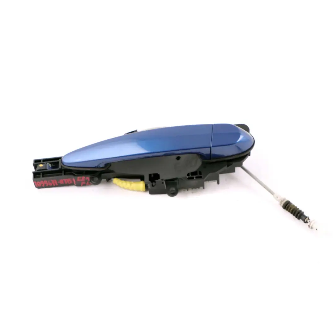 Complete Front Left Grab Handle N/S Montegoblau Montego Blue A51 to BMW 1 E87 with Part number 7059677 BMW 1 E87 Complete Front Left Grab Handle N/S Montegoblau Montego Blue A51 - SKU rhd-7059677-MTB1 - Part number 7059677