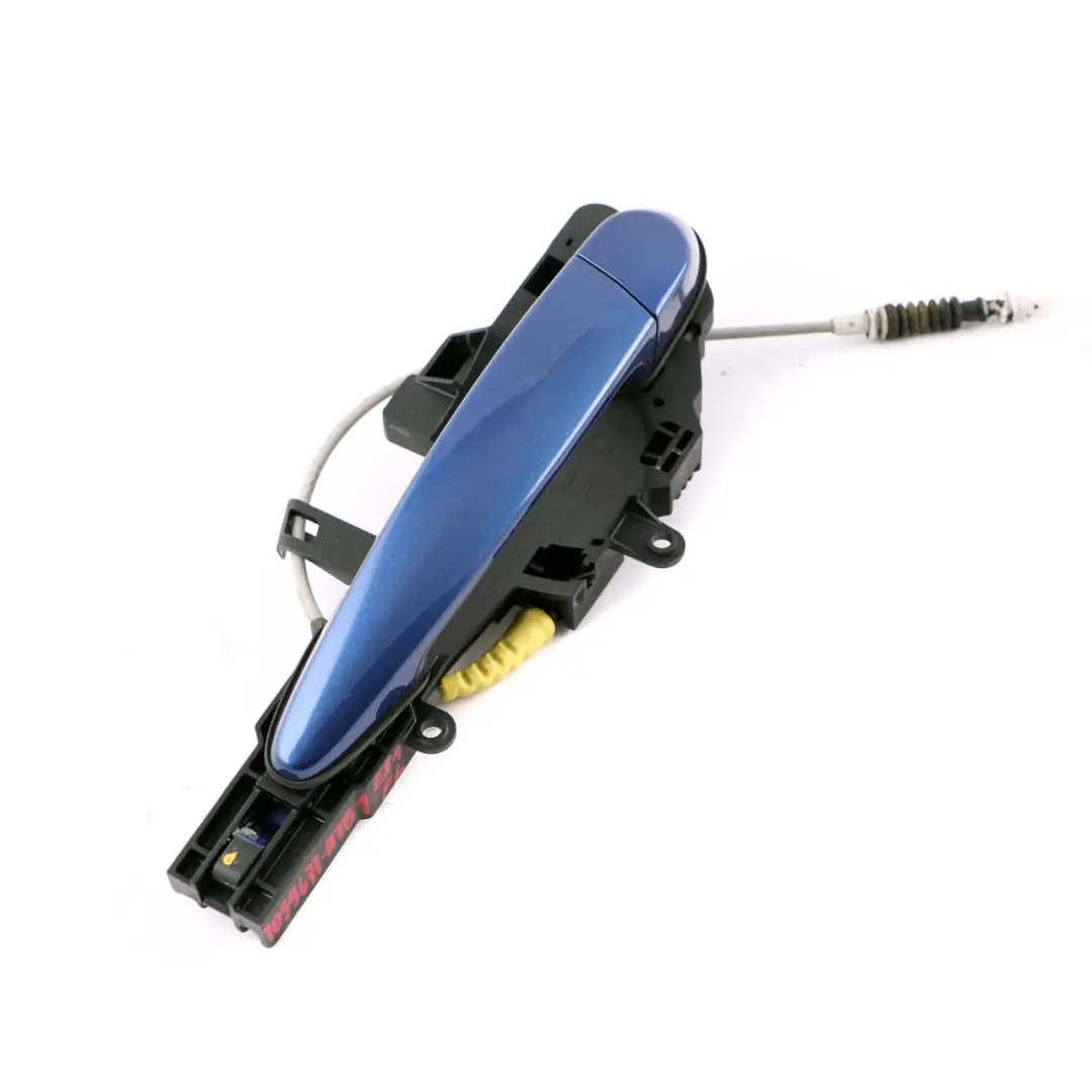 Complete Front Left Grab Handle N/S Montegoblau Montego Blue A51 to BMW 1 E87 with Part number 7059677 BMW 1 E87 Complete Front Left Grab Handle N/S Montegoblau Montego Blue A51 - SKU rhd-7059677-MTB1 - Part number 7059677