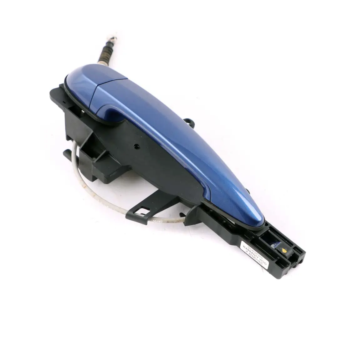 Complete Front Left Grab Handle N/S Montegoblau Montego Blue A51 to BMW 1 E87 with Part number 7059677 BMW 1 E87 Complete Front Left Grab Handle N/S Montegoblau Montego Blue A51 - SKU rhd-7059677-MTB1 - Part number 7059677