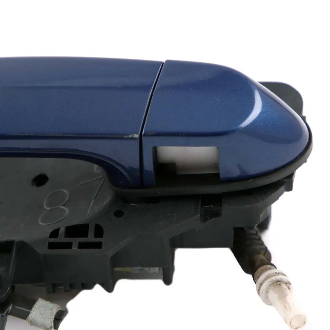 Complete Front Left Grab Handle N/S Montegoblau Montego Blue A51 to BMW 1 E87 2 with Part number 7059677 BMW 1 E87 2 Complete Front Left Grab Handle N/S Montegoblau Montego Blue A51 - SKU rhd-7059677-MTB2 - Part number 7059677