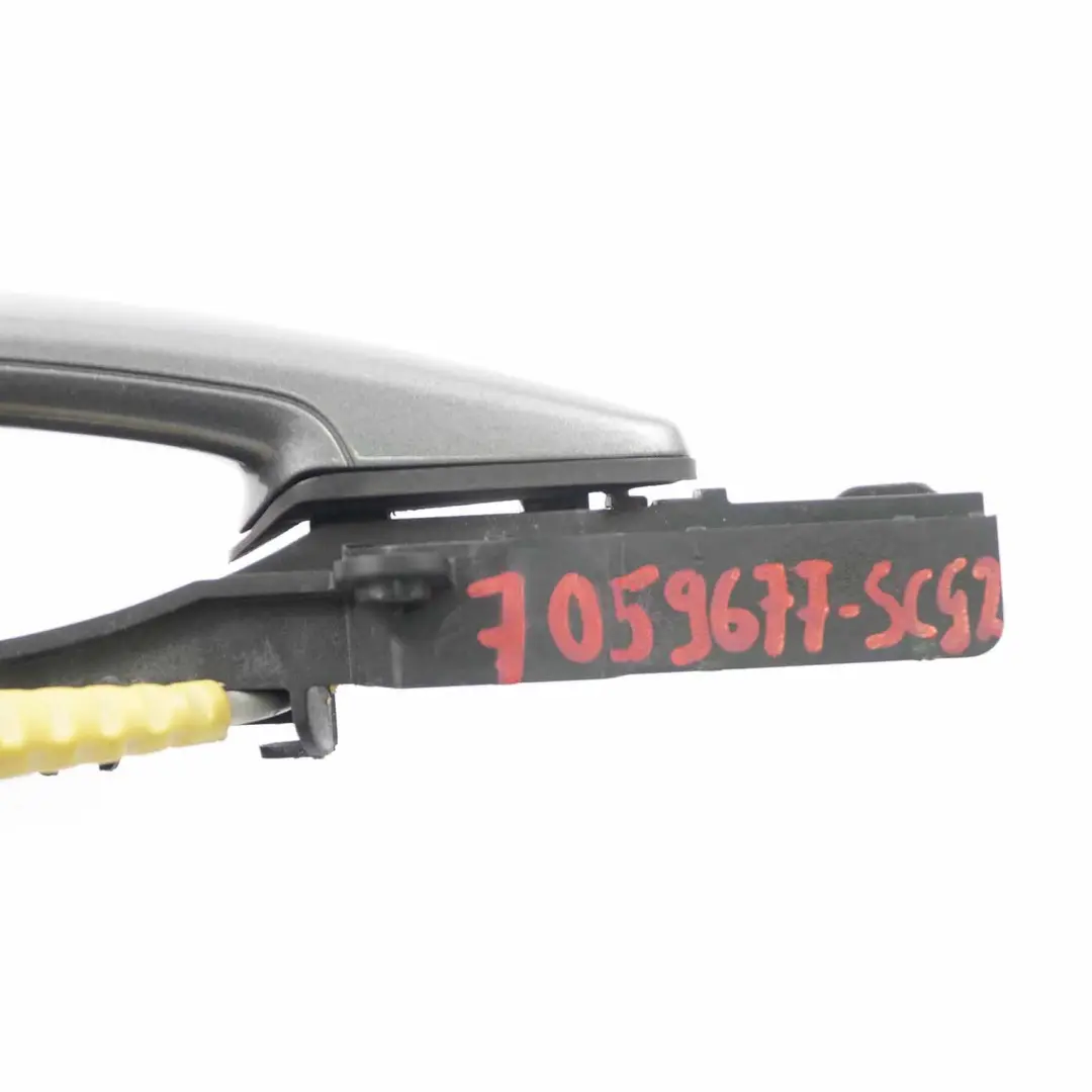  Door Handle BMW E81 E87 Complete Front Right Grab O/S Spacegrau Grey - A52 - SKU rhd-7059677-SCG2 - Part number 7059677