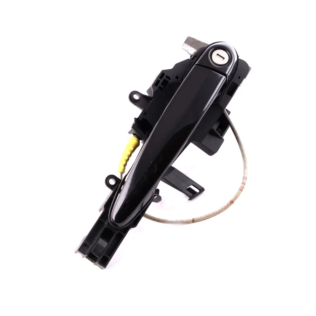 BMW 1 Series E81 E87 Complete Front Right Grab Handle O/S Schwarz 2 Black 668 - SKU rhd-7059677-SCH - Part number 7059677