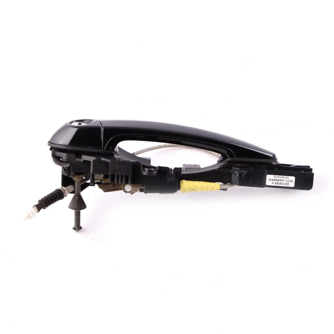 BMW 1 Series E81 E87 Complete Front Right Grab Handle O/S Schwarz 2 Black 668 - SKU rhd-7059677-SCH - Part number 7059677