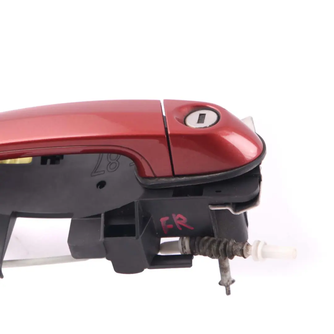 Complete Front Right Door Grab Handle O/S Sedona Red to BMW 1 Series E81 E82 E87 with Part number 7059677 BMW 1 Series E81 E82 E87 Complete Front Right Door Grab Handle O/S Sedona Red - SKU rhd-7059677-SED - Part number 7059677