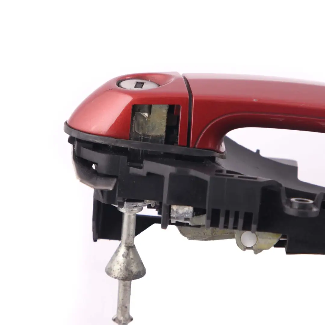 Complete Front Right Door Grab Handle O/S Sedona Red to BMW 1 Series E81 E82 E87 with Part number 7059677 BMW 1 Series E81 E82 E87 Complete Front Right Door Grab Handle O/S Sedona Red - SKU rhd-7059677-SED - Part number 7059677