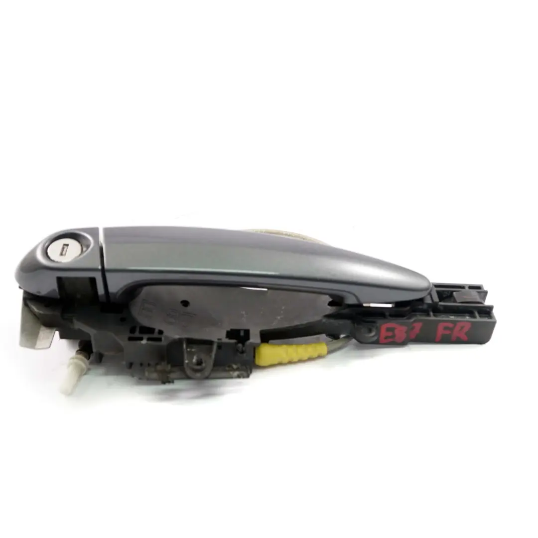 BMW 1 Series E81 E87 LCI Complete Front Right Grab Handle O/S Sparkling Graphite - SKU rhd-7059677-SG - Part number 51217059677 51210445180