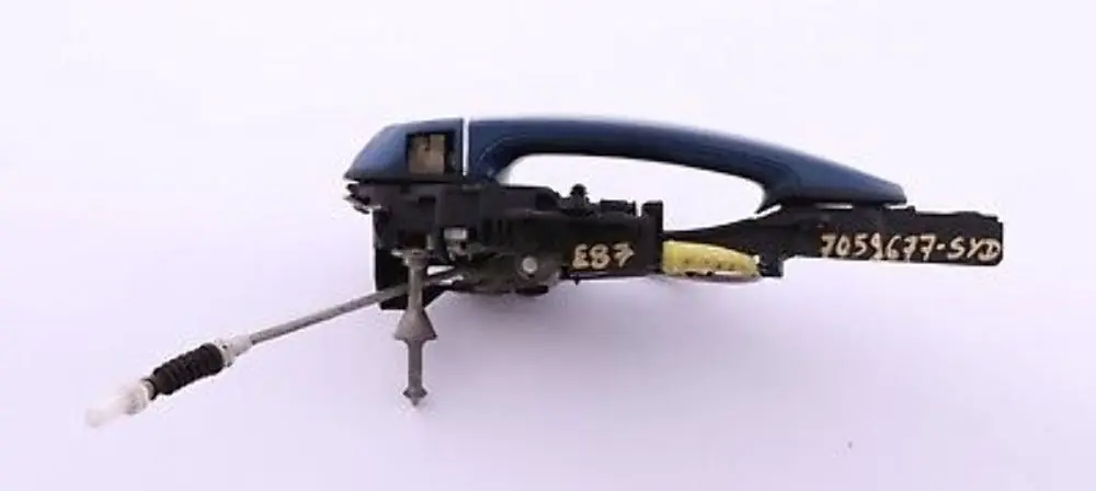 Complete Front Right Grab Handle O/S Sydneyblau Blue to BMW 1 Series E81 E87 with Part number 7059677 BMW 1 Series E81 E87 Complete Front Right Grab Handle O/S Sydneyblau Blue - SKU rhd-7059677-SYD - Part number 7059677