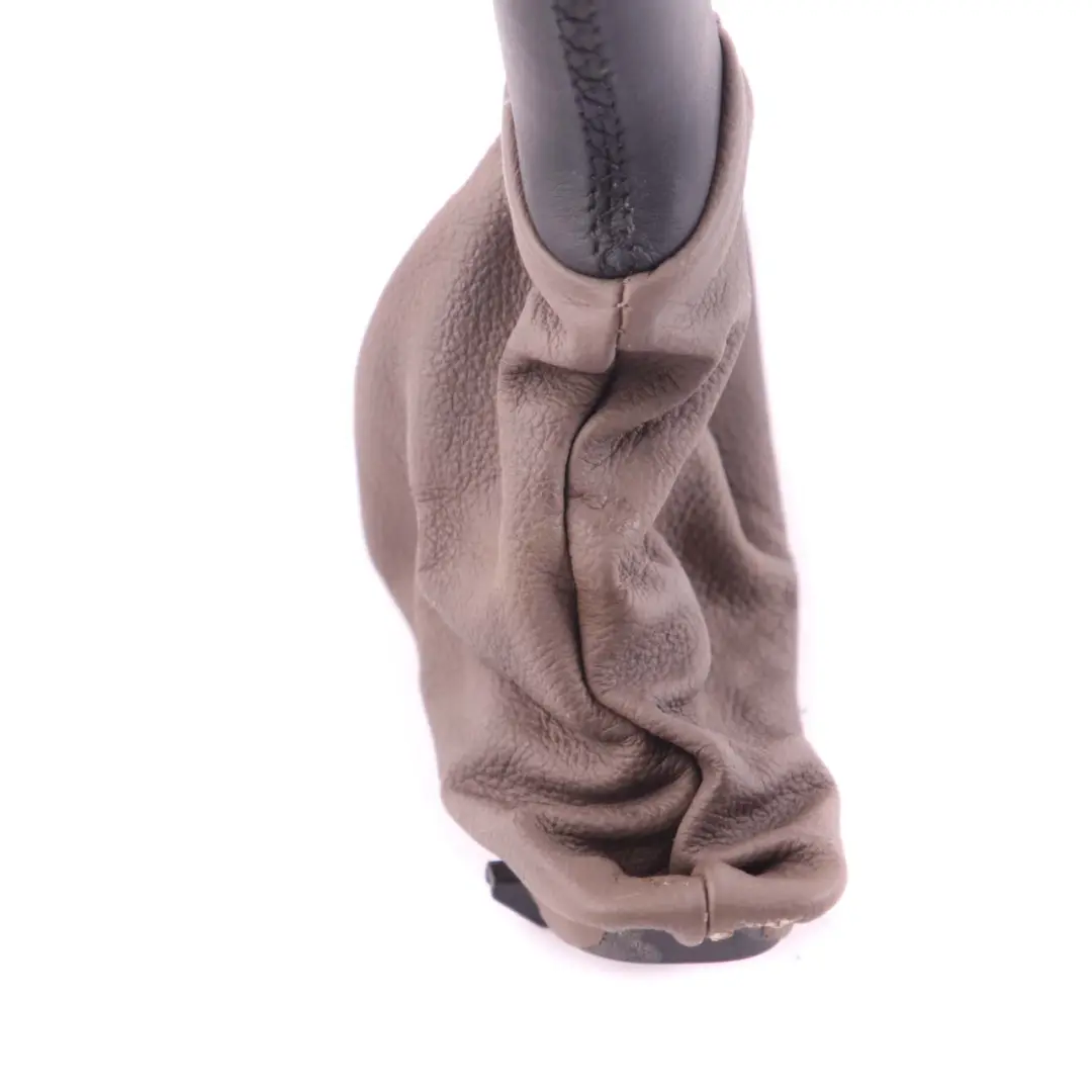  Handbrake Cover BMW E60 E61 LCI Level Leather Truffle Brown - SKU rhd-7059894-1 - Part number 7059894