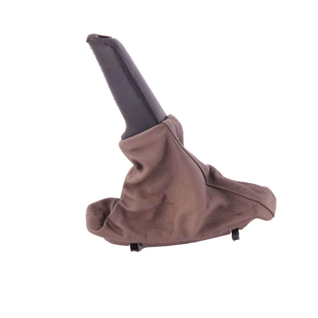  Handbrake Cover BMW E60 E61 LCI Level Leather Truffle Brown - SKU rhd-7059894-1 - Part number 7059894