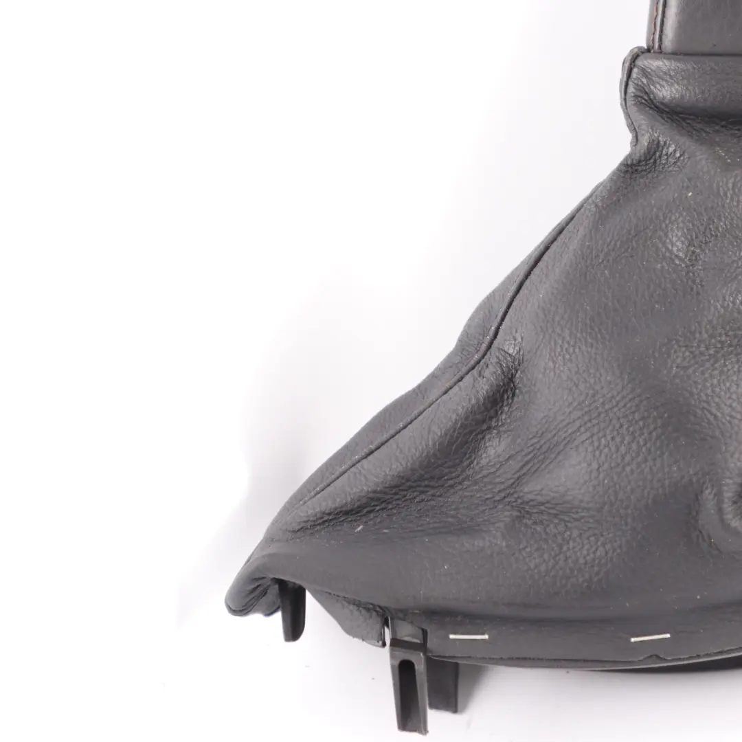BMW E60 E61 Handbrake Lever Gaiter Cover Leather Black - SKU rhd-7059894 - Part number 7059894