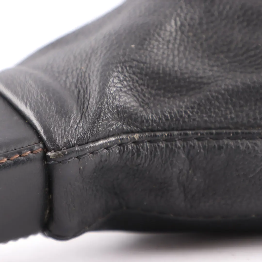 BMW E60 E61 Handbrake Lever Gaiter Cover Leather Black - SKU rhd-7059894 - Part number 7059894