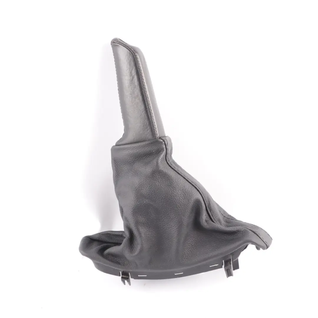 Handbrake Lever Gaiter Cover Leather Black to BMW E60 E61 with Part number 7059894 BMW E60 E61 Handbrake Lever Gaiter Cover Leather Black - SKU rhd-7059894 - Part number 7059894