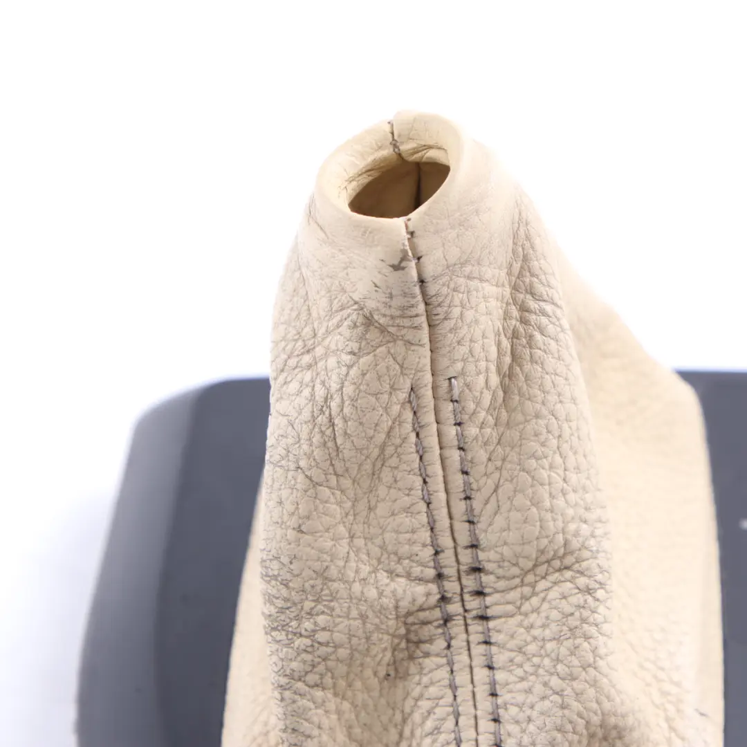 Shift Cover BMW E60 E61 Gearshift Automatic Selecting Lever Beige to Gear with Part number 7059896 Gear Shift Cover BMW E60 E61 Gearshift Automatic Selecting Lever Beige - SKU rhd-7059896-2 - Part number 7059896