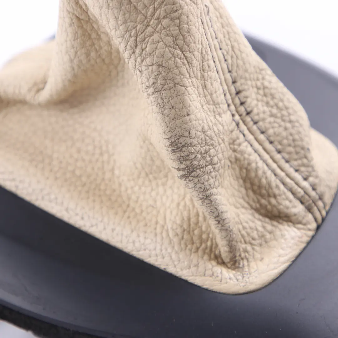 Shift Cover BMW E60 E61 Gearshift Automatic Selecting Lever Beige to Gear with Part number 7059896 Gear Shift Cover BMW E60 E61 Gearshift Automatic Selecting Lever Beige - SKU rhd-7059896-2 - Part number 7059896