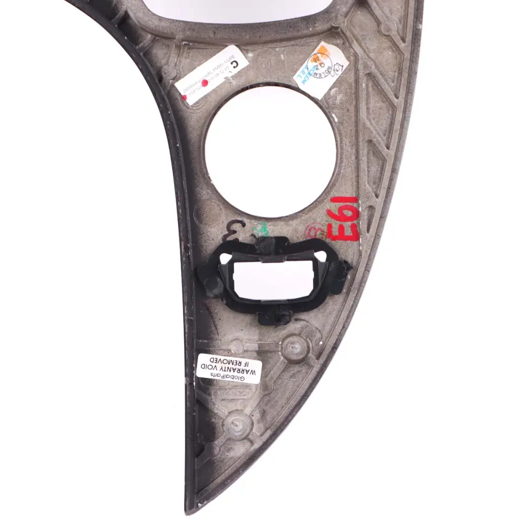 BMW 5 Series 1 E60 E61 Cover Centre Console Poplar Woodgrain Brown - SKU rhd-7059920-1 - Part number 7059920