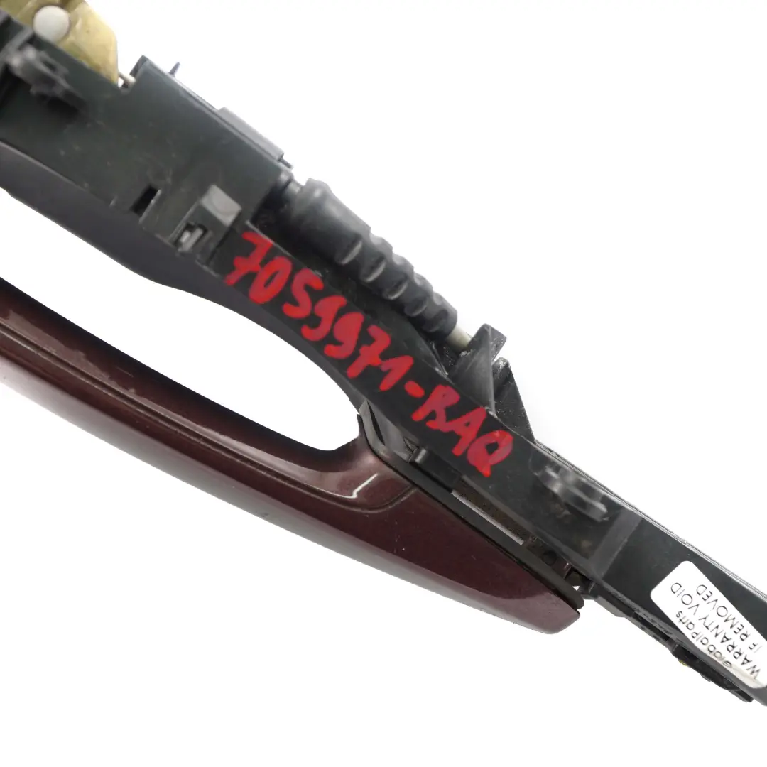 Grab Handle Door BMW E90 E91 Front Left N/S Outside Barriquerot Barrique Red A41 to with Part number 7059971 Grab Handle Door BMW E90 E91 Front Left N/S Outside Barriquerot Barrique Red A41 - SKU rhd-7059971-BAQ - Part number 7059971