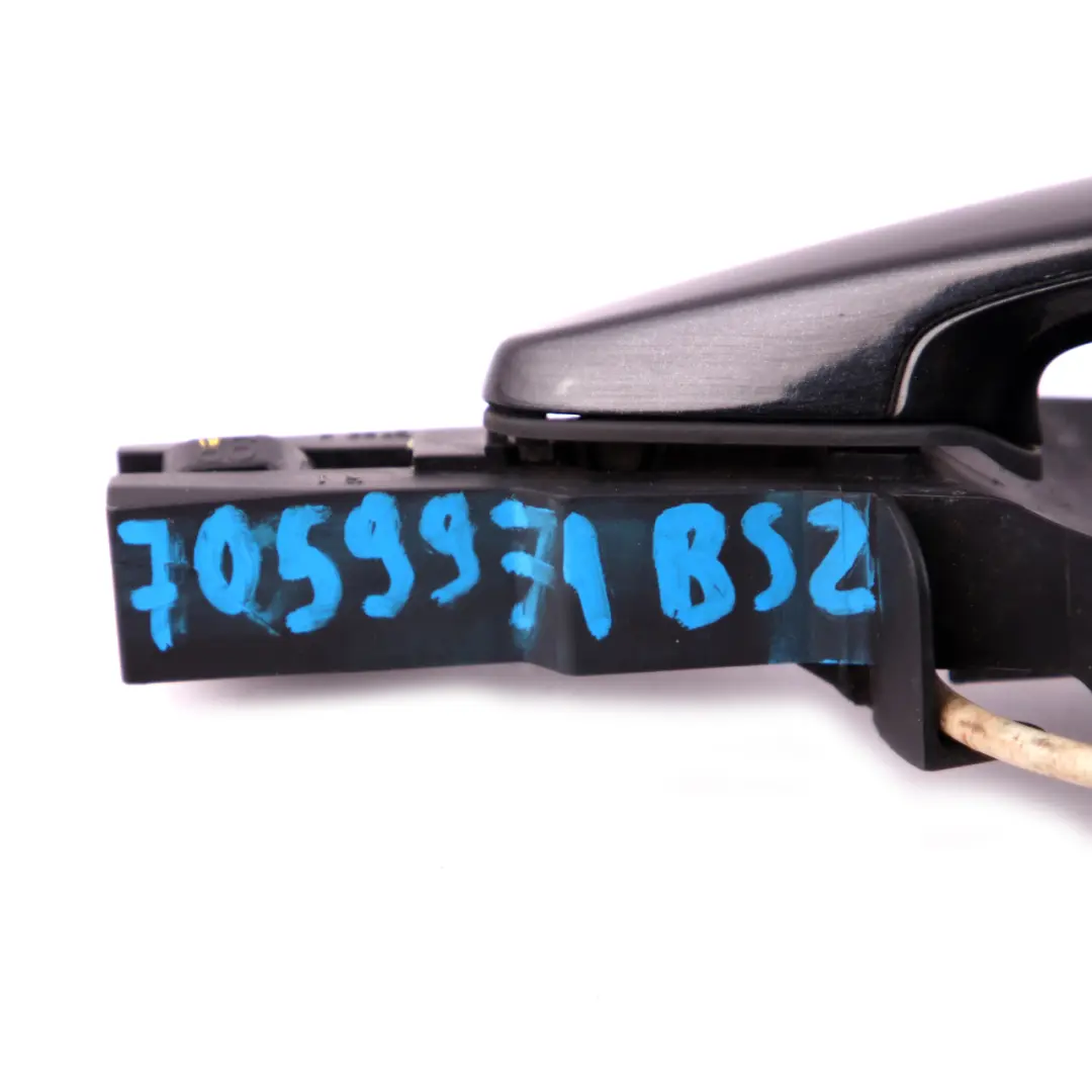 Complete Front Right Grab Handle O/S Black Sapphire 475 to BMW 3 Series E90 E91 with Part number 7317560 BMW 3 Series E90 E91 Complete Front Right Grab Handle O/S Black Sapphire 475 - SKU rhd-7059971-BS2 - Part number 7317560