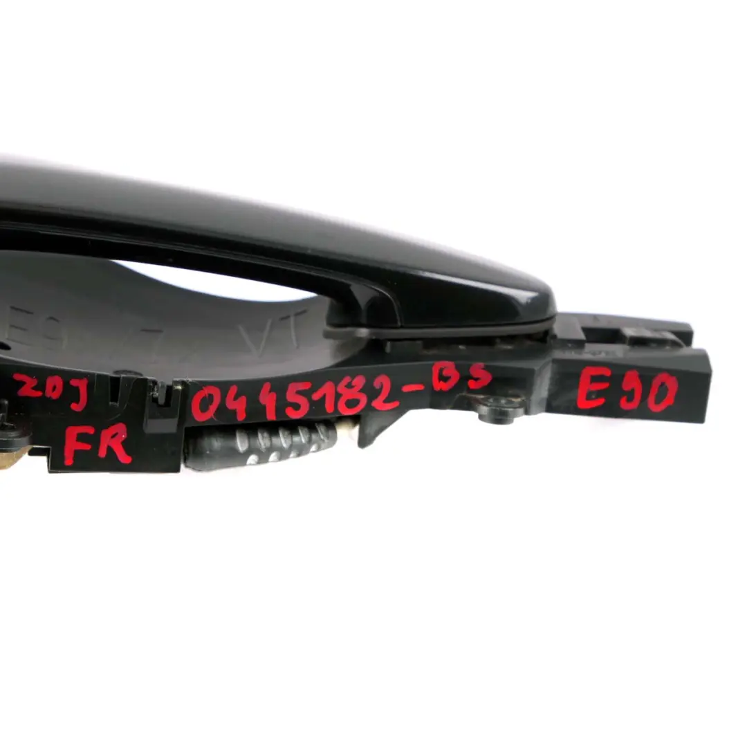 Complete Front Right Grab Handle O/S Black Sapphire 475 to BMW 3 Series E90 E91 3 with Part number 7059971 BMW 3 Series E90 E91 3 Complete Front Right Grab Handle O/S Black Sapphire 475 - SKU rhd-7059971-BS3 - Part number 7059971