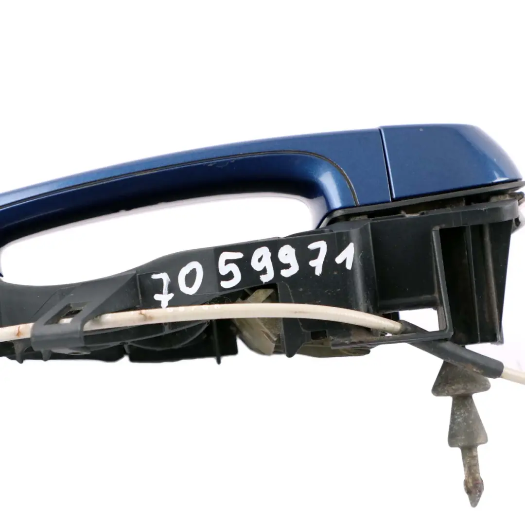 BMW 3 Series E90 E91 Front Right Grab Handle O/S Catch Le Mans Blau Blue 381 - SKU rhd-7059971-LMB - Part number 7059971