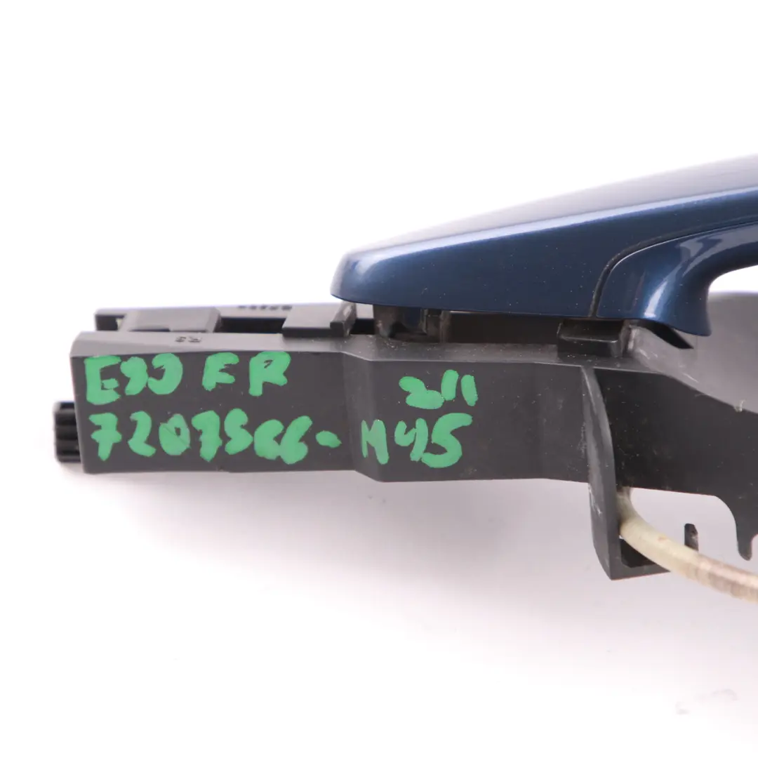 Door Grab Handle BMW E90 E91 Front Right O/S Mysticblau Mystic Blue A07 to with Part number 7059971 Door Grab Handle BMW E90 E91 Front Right O/S Mysticblau Mystic Blue A07 - SKU rhd-7059971-MYS1 - Part number 7059971