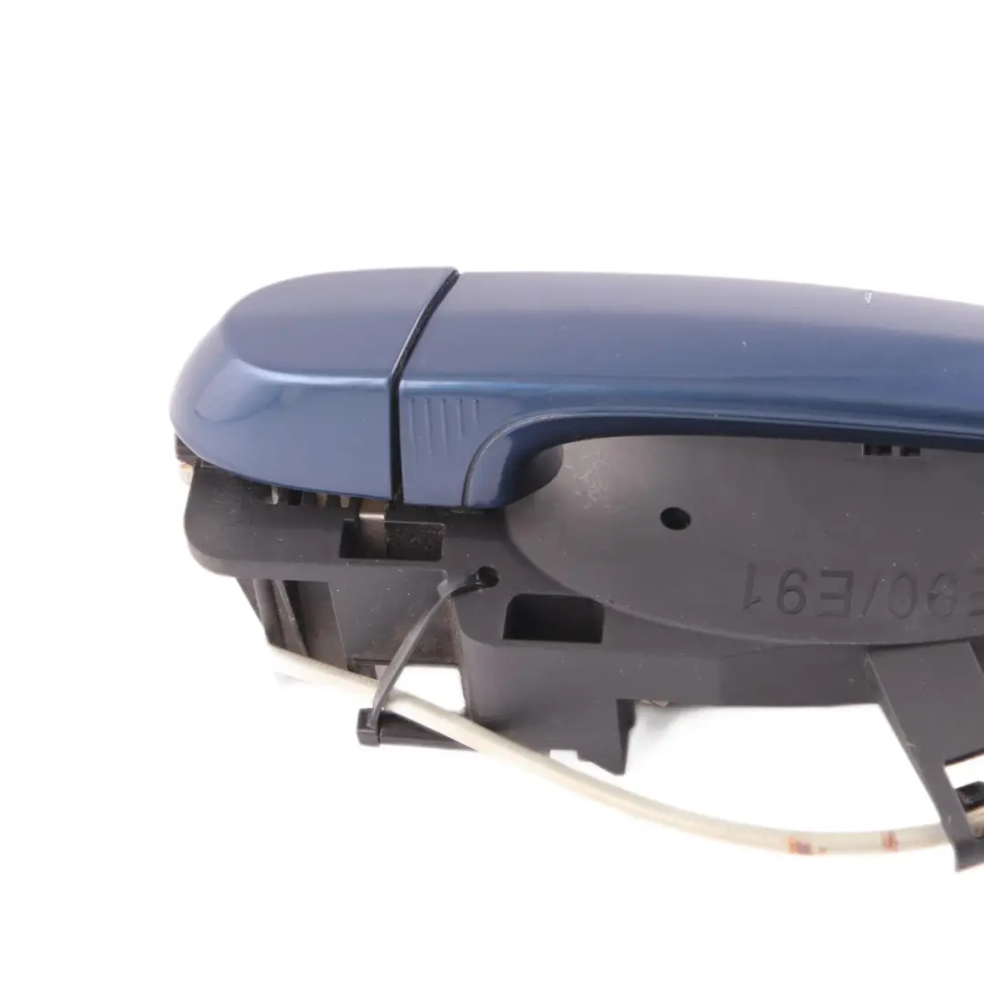 Grab Handle Complete Front Left Mysticblau Metallic Mystic Blue A07 to BMW E90 E91 with Part number 7059971 BMW E90 E91 Grab Handle Complete Front Left Mysticblau Metallic Mystic Blue A07 - SKU rhd-7059971-MYS - Part number 7059971