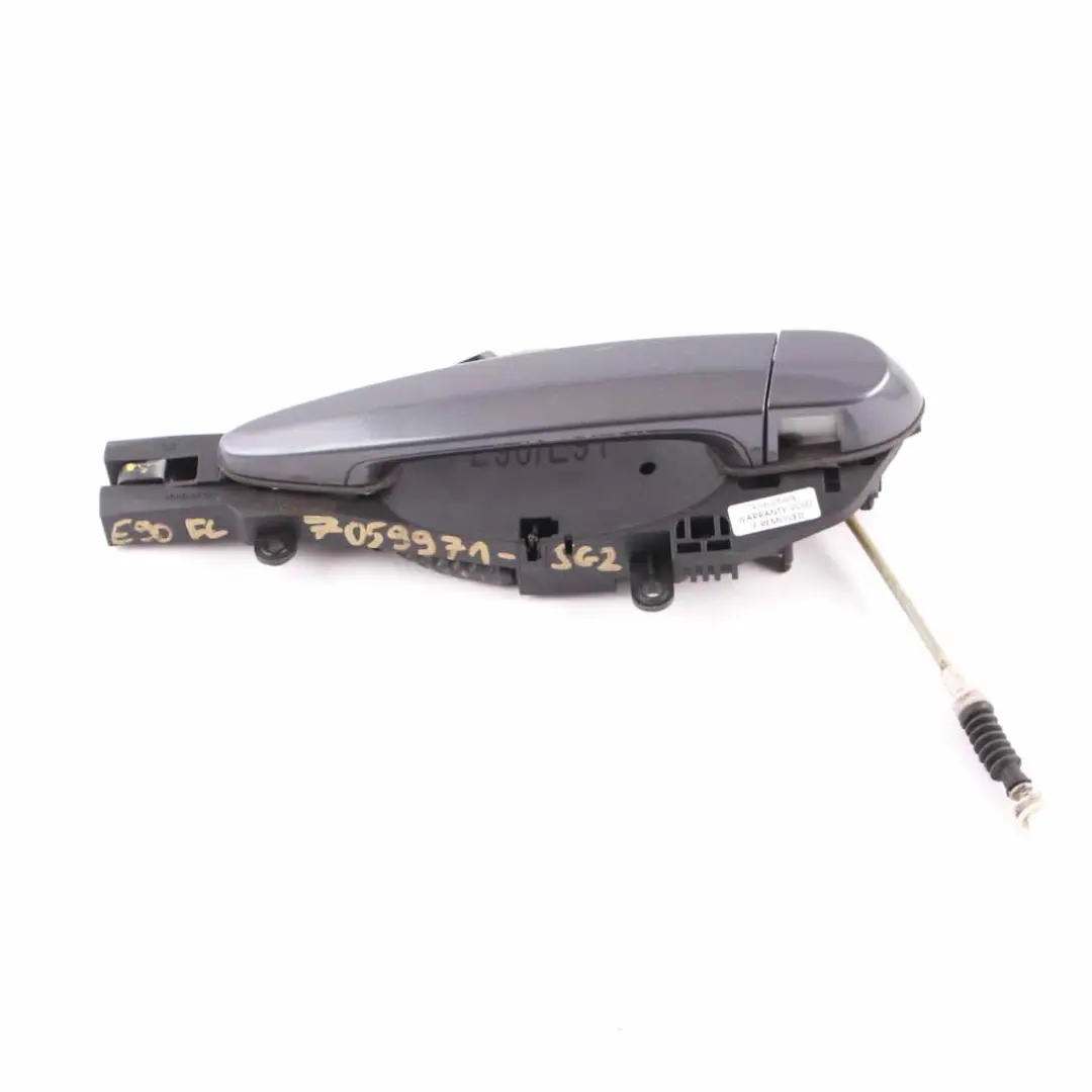 Handle Door BMW E90 E91 Grab Front Left N/S Sparkling Graphite A22 to with Part number 7059971 Handle Door BMW E90 E91 Grab Front Left N/S Sparkling Graphite A22 - SKU rhd-7059971-SG2 - Part number 7059971