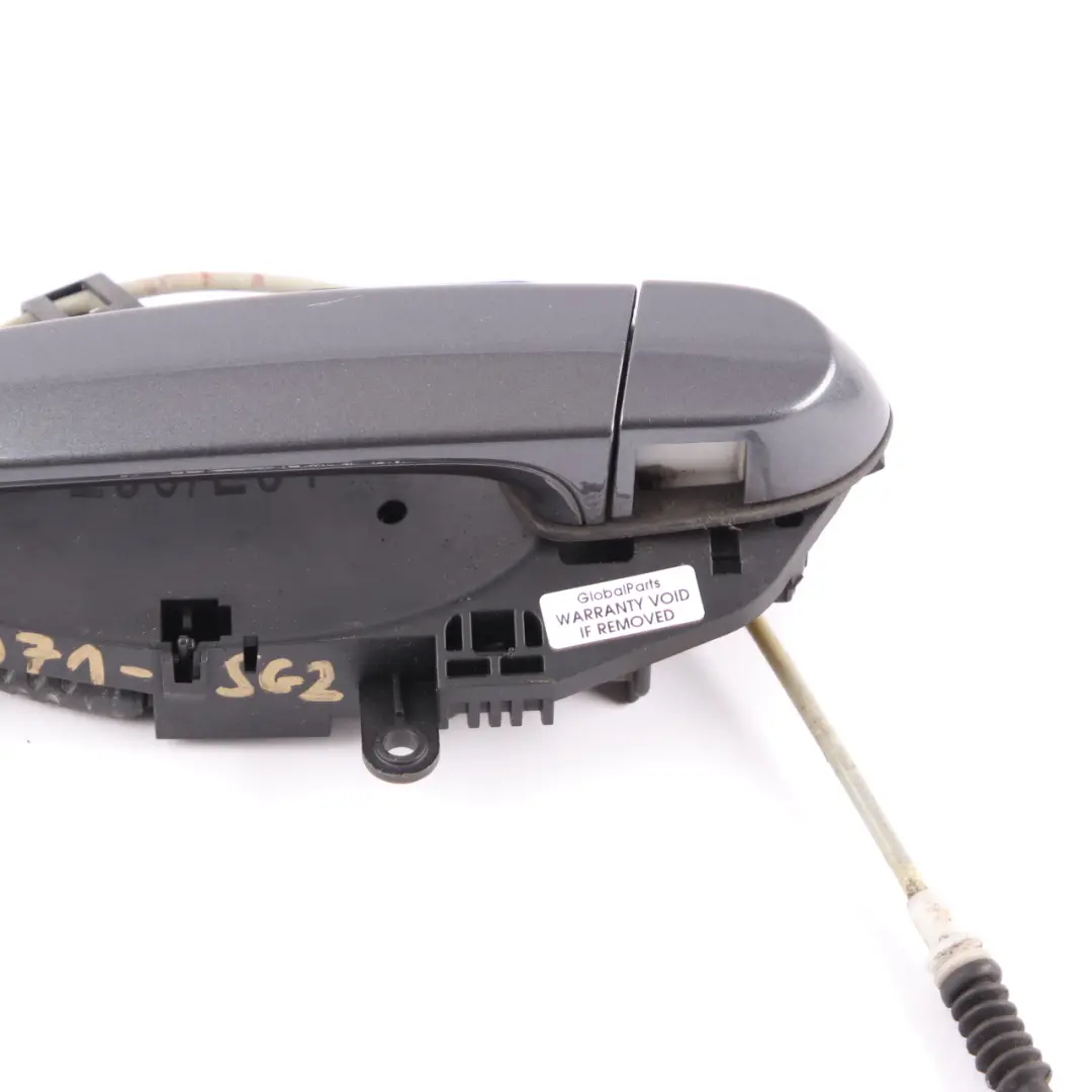 Handle Door BMW E90 E91 Grab Front Left N/S Sparkling Graphite A22 to with Part number 7059971 Handle Door BMW E90 E91 Grab Front Left N/S Sparkling Graphite A22 - SKU rhd-7059971-SG2 - Part number 7059971