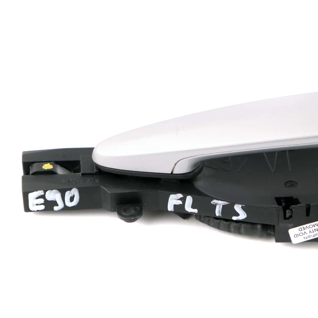 Grab Outside Door Handle Front Left N/S Titansilber Silver to BMW E90 E91 Passenger with Part number 445183 BMW E90 E91 Passenger Grab Outside Door Handle Front Left N/S Titansilber Silver - SKU rhd-7059971-TS - Part number 445183