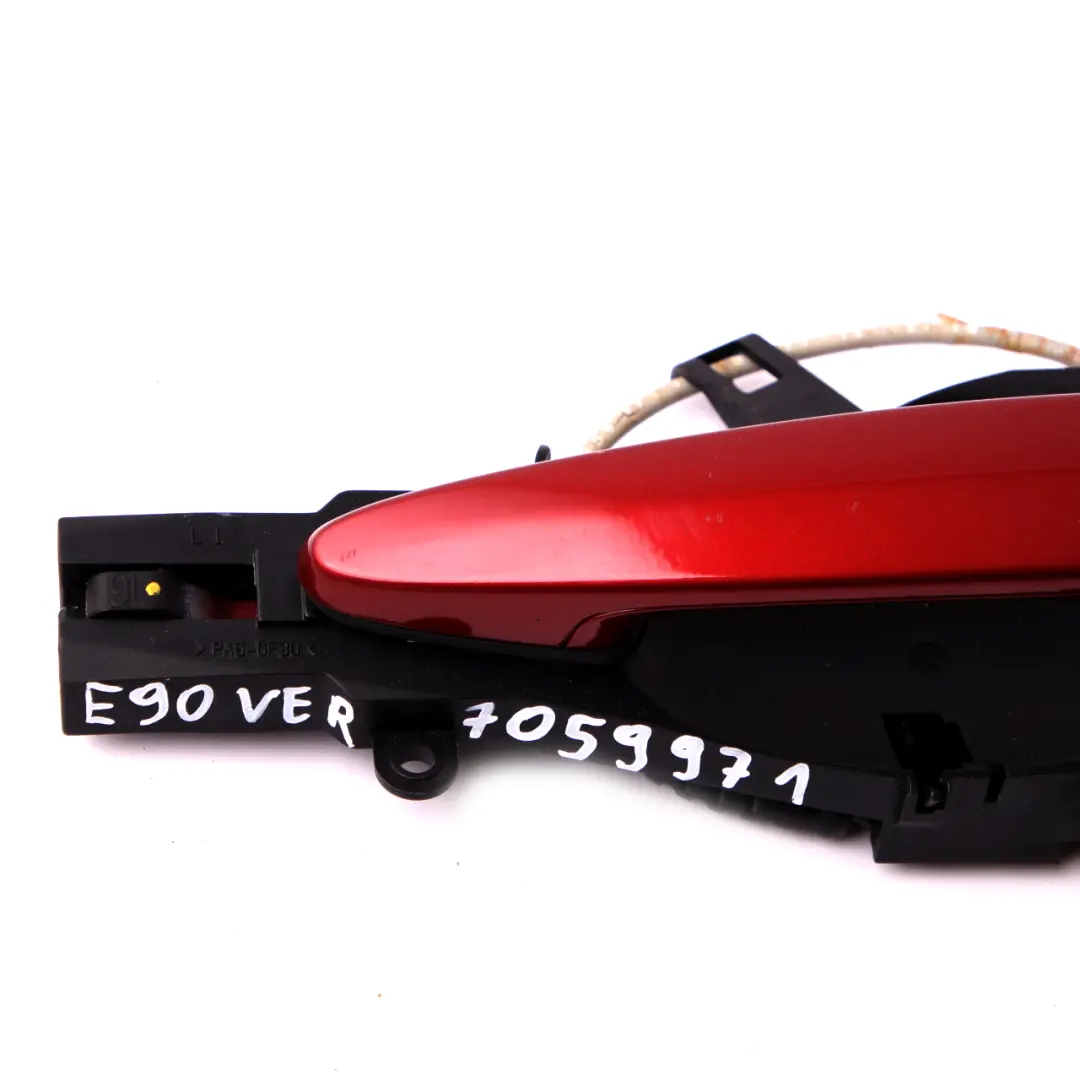 Front Left Grab Handle N/S Vermilionrot Vermilion Red A82 to BMW 3 Series E90 E91 with Part number 7059971 BMW 3 Series E90 E91 Front Left Grab Handle N/S Vermilionrot Vermilion Red A82 - SKU rhd-7059971-VER1 - Part number 7059971