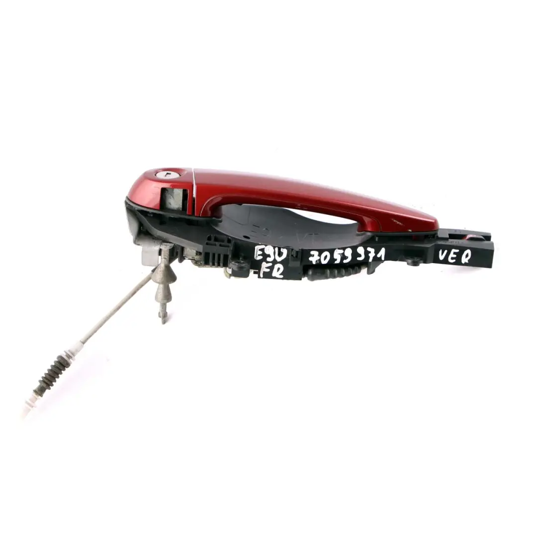 BMW 3 E90 E91 Front Right Grab Handle O/S Catch Vermilionrot Vermilion Red A82 - SKU rhd-7059971-VER - Part number 7059971