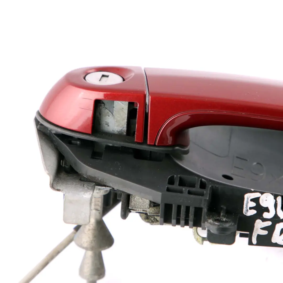 BMW 3 E90 E91 Front Right Grab Handle O/S Catch Vermilionrot Vermilion Red A82 - SKU rhd-7059971-VER - Part number 7059971