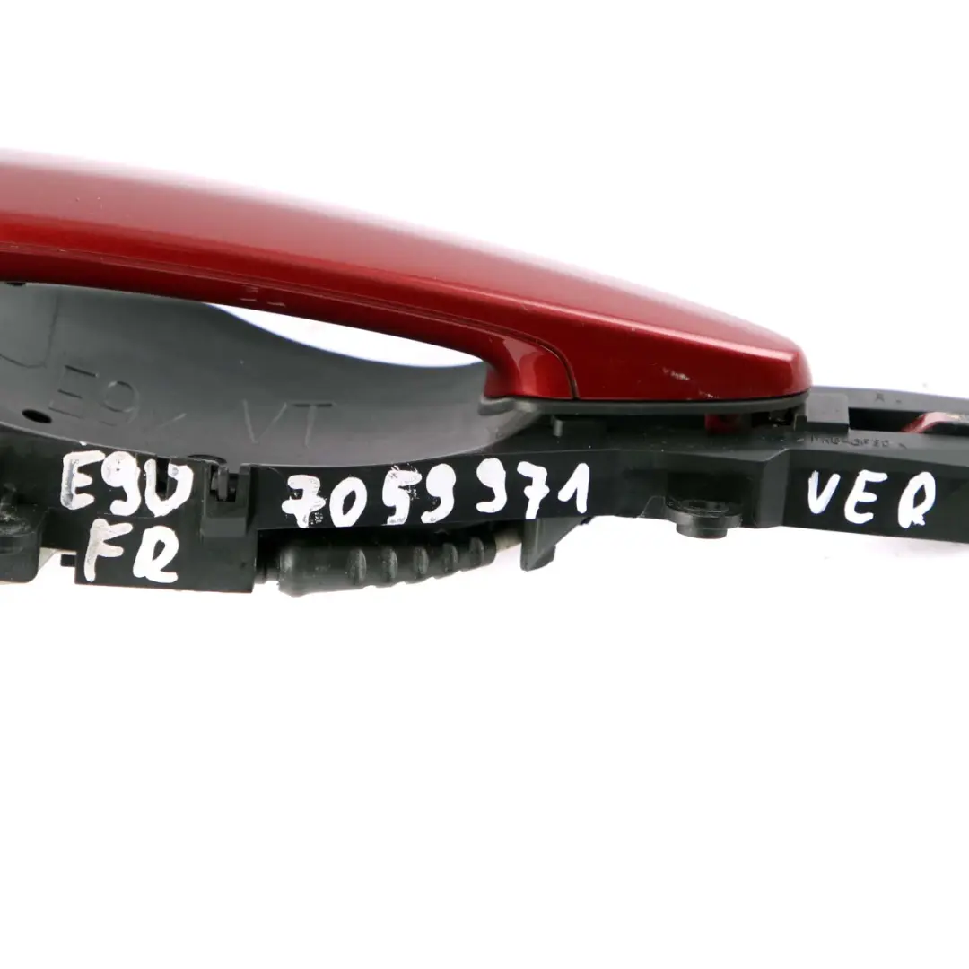BMW 3 E90 E91 Front Right Grab Handle O/S Catch Vermilionrot Vermilion Red A82 - SKU rhd-7059971-VER - Part number 7059971
