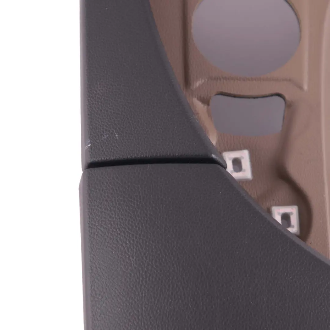 Centre Console Armrest Trim Panel Leather Truffle Brown Black to BMW E60 with Part number 7059984 BMW E60 Centre Console Armrest Trim Panel Leather Truffle Brown Black - SKU rhd-7059984 - Part number 7059984