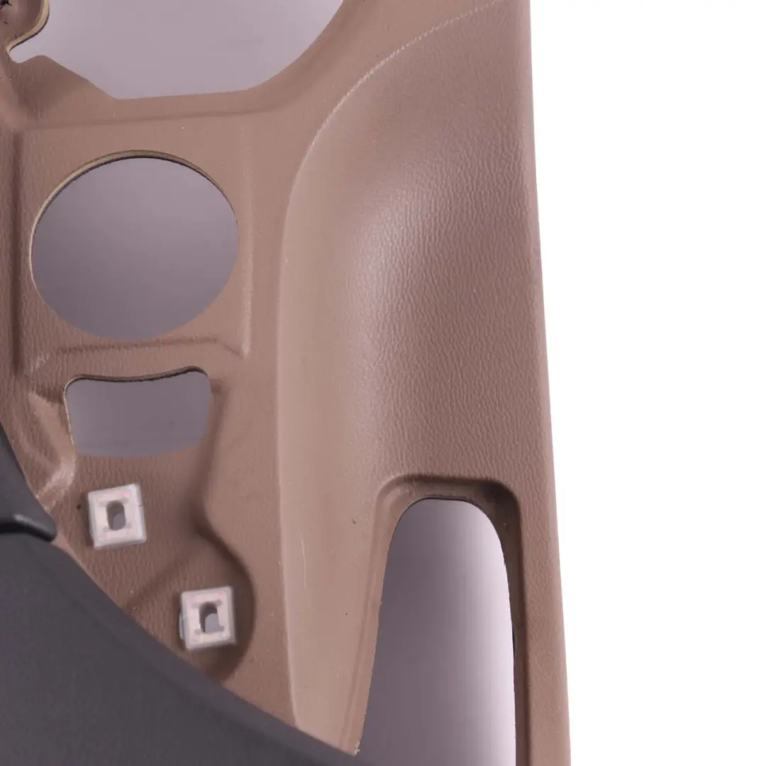 Centre Console Armrest Trim Panel Leather Truffle Brown Black to BMW E60 with Part number 7059984 BMW E60 Centre Console Armrest Trim Panel Leather Truffle Brown Black - SKU rhd-7059984 - Part number 7059984