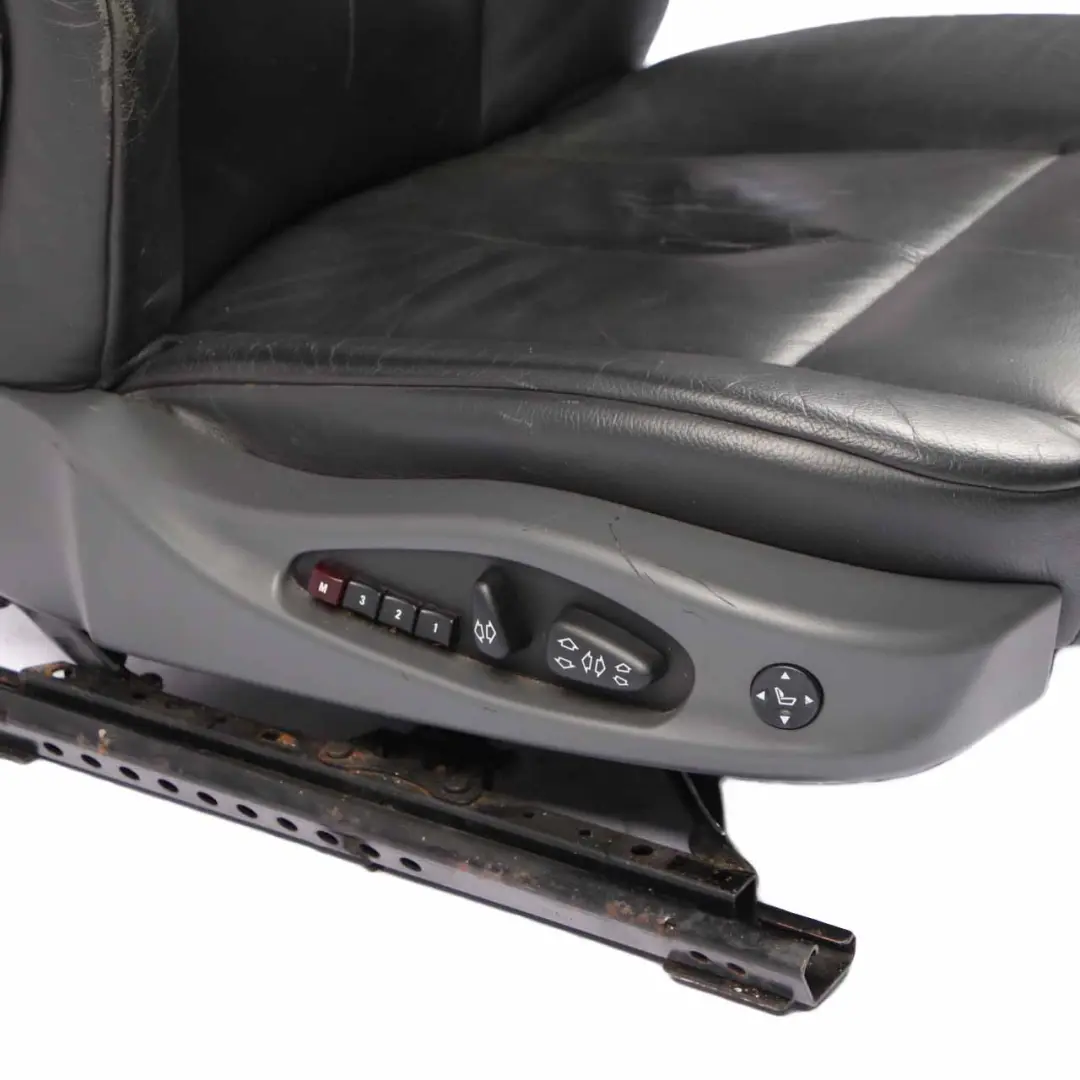 Front Seat BMW E63 Sport Black Heated Leather Right O/S Driver Memory Lumbar to with Part number 7062790 Front Seat BMW E63 Sport Black Heated Leather Right O/S Driver Memory Lumbar - SKU rhd-7062790 - Part number 7062790
