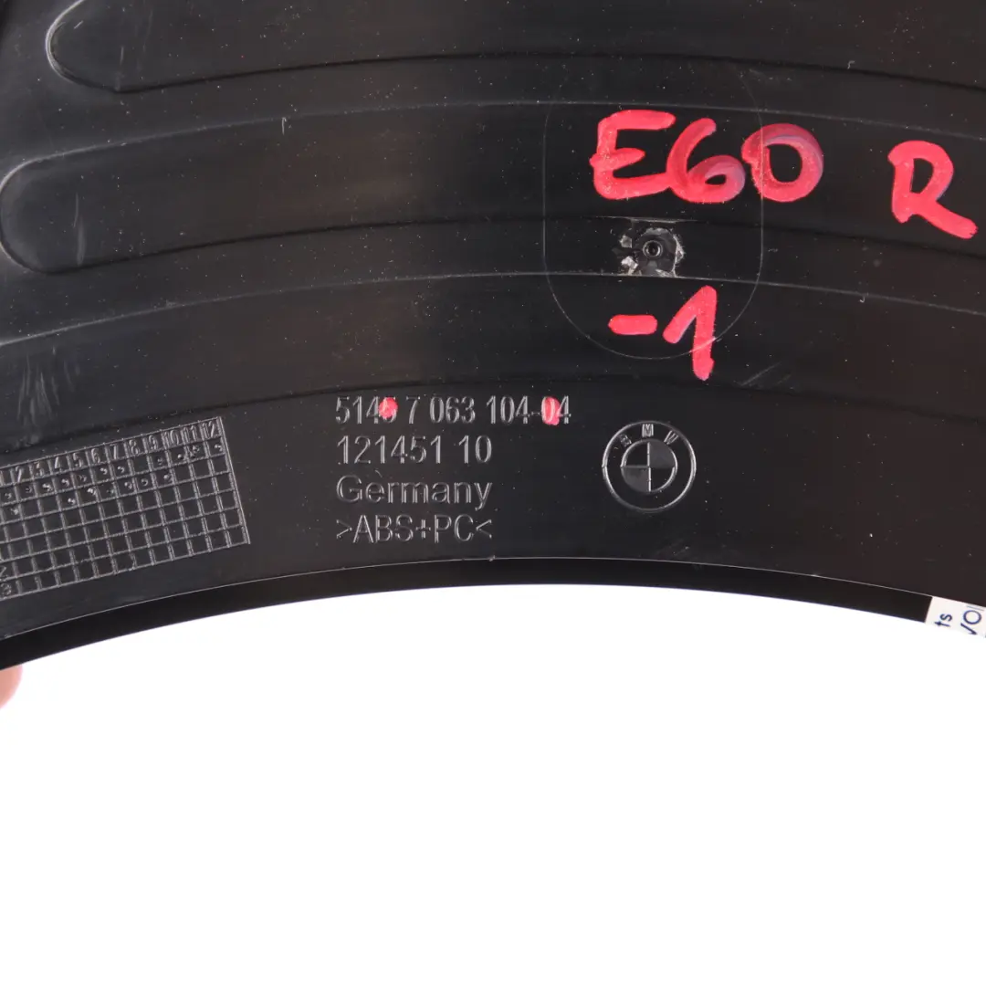 Drink Bottle Holder Right O/S Drivers Side Black to BMW E60 E61 Cup with Part number 7063104 BMW E60 E61 Cup Drink Bottle Holder Right O/S Drivers Side Black - SKU rhd-7063104-1 - Part number 7063104