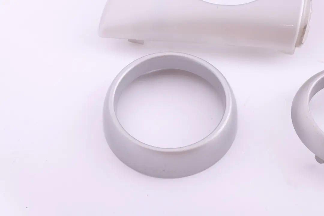 BMW MINI Cooper 2 R50 R53 Set Dashboard Panel Trim Strip Cover White Silver - SKU rhd-7063244-2 - Part number 7063244