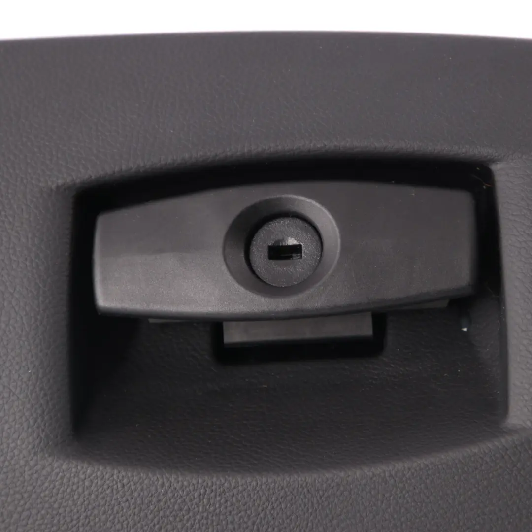 BMW 5 Series E60 E61 Dashboard Glove Box Passenger Side Black Leather - SKU rhd-7063516-2 - Part number 7063516