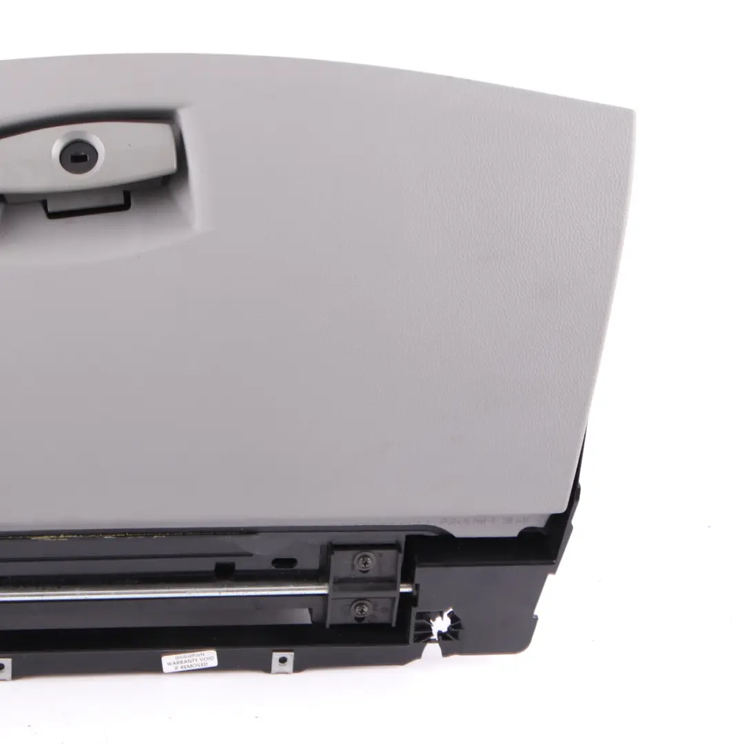 Glove Box BMW E60 E61 Dashboard Passenger Side Grey Leather to with Part number 7063516 Glove Box BMW E60 E61 Dashboard Passenger Side Grey Leather - SKU rhd-7063516-6 - Part number 7063516