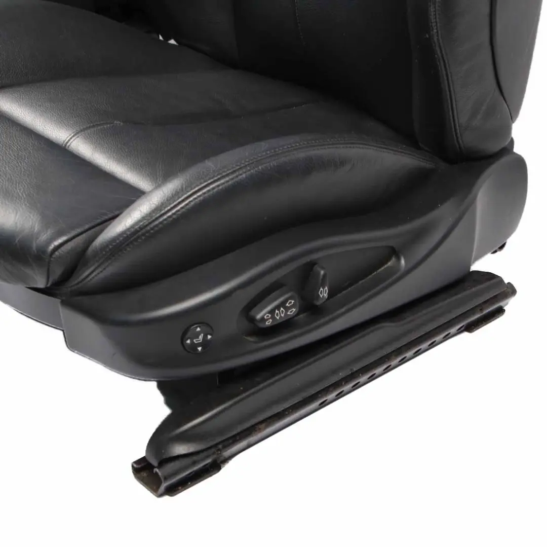 Seats Black Leather Dakota Interior Front Rear Seat Electric Memory to BMW E63 with Part number 7063762 BMW E63 Seats Black Leather Dakota Interior Front Rear Seat Electric Memory - SKU rhd-7063762-1 - Part number 7063762