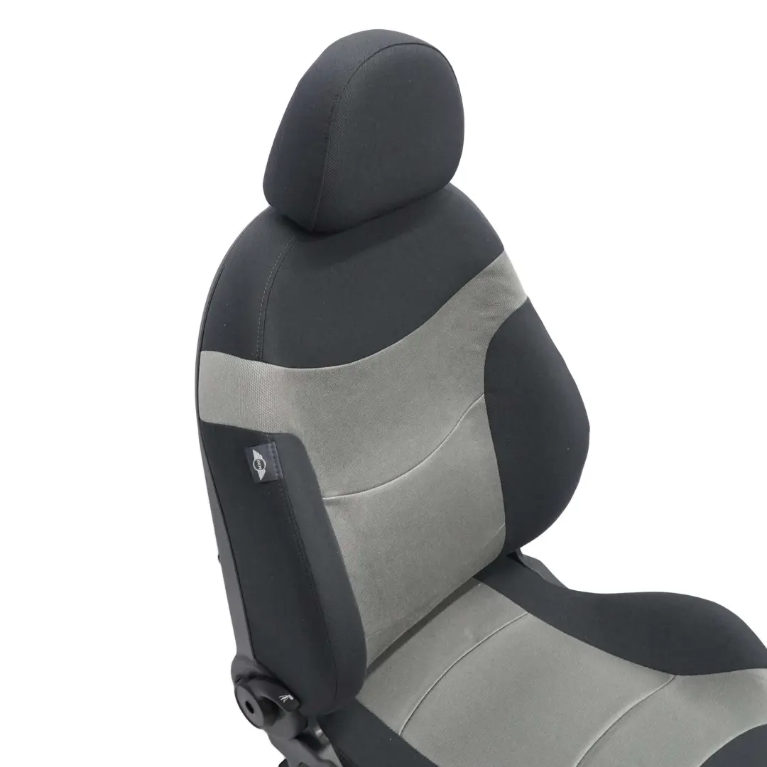 Mini Cooper R50 R53 Front Left N/S Sport Seat Fabric Cloth Space Panther Black - SKU rhd-7072953 - Part number 7072953