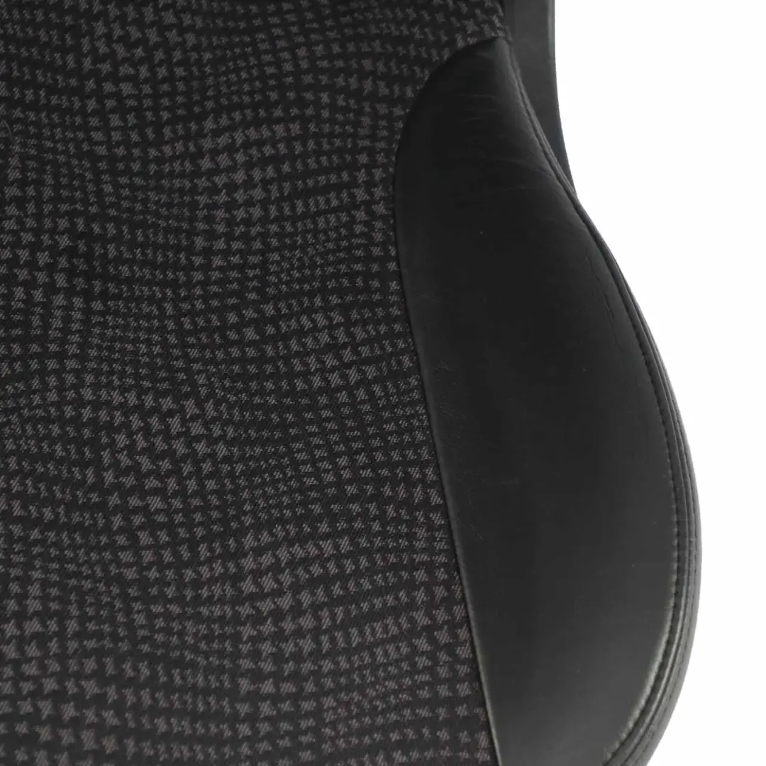 Front Left N/S Half Leather Seat Kaleido Panther Black to Mini Cooper R50 with Part number 7073081 Mini Cooper R50 Front Left N/S Half Leather Seat Kaleido Panther Black - SKU rhd-7073081-2 - Part number 7073081
