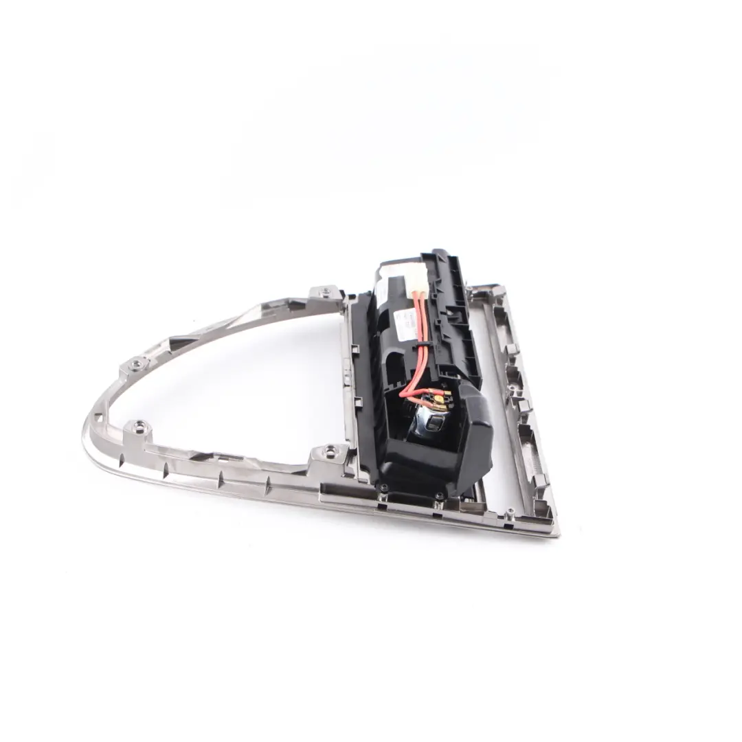 BMW E63 E64 Front Ashtray Decor Panel Centre Console Cover Trim Ruthenium Silver - SKU rhd-7076018-4 - Part number 7076018