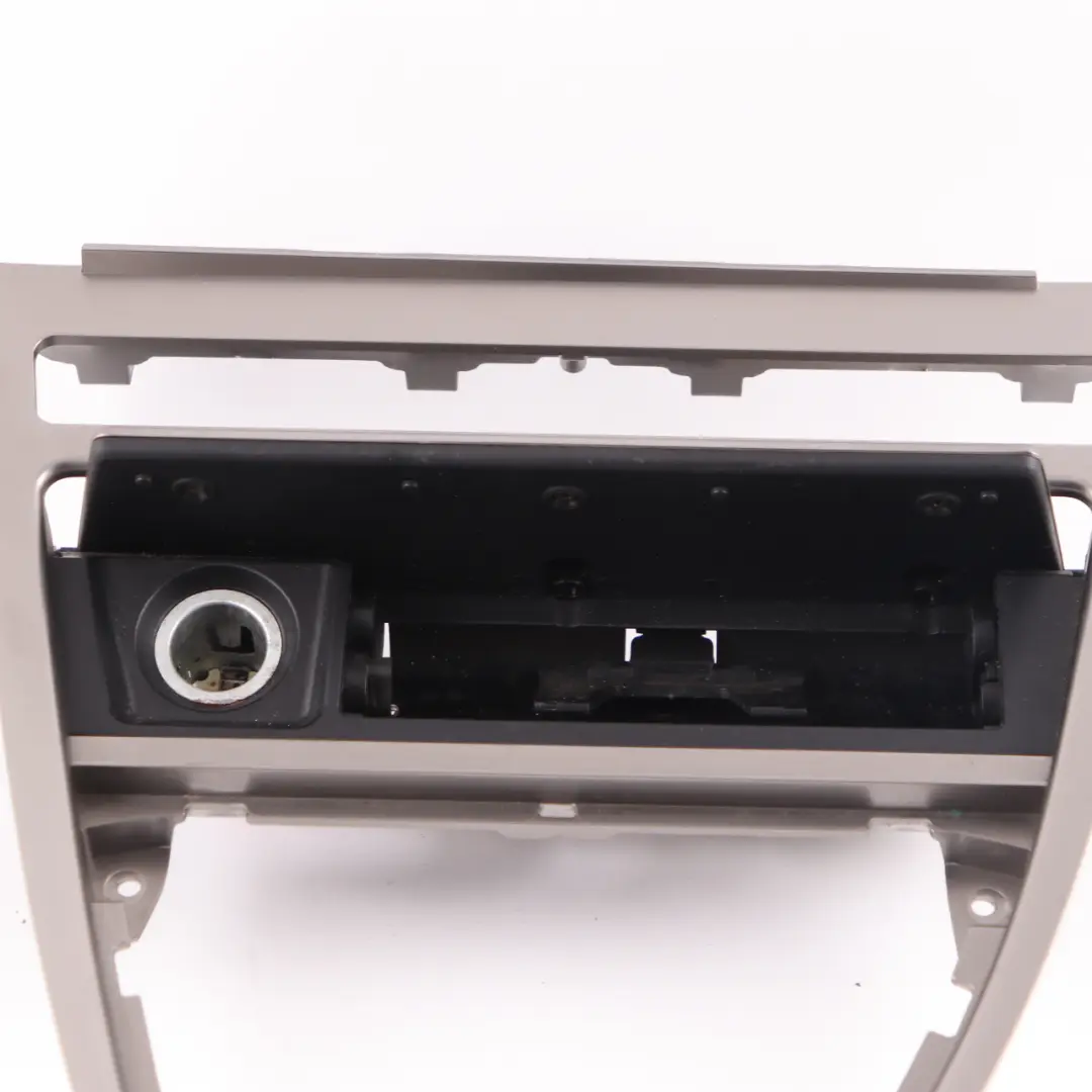 BMW E63 E64 Front Ashtray Decor Panel Centre Console Cover Trim Ruthenium Silver - SKU rhd-7076018-4 - Part number 7076018