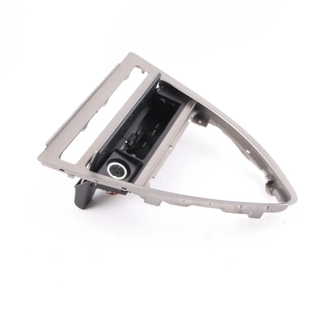 BMW E63 E64 Front Ashtray Decor Panel Centre Console Cover Trim Ruthenium Silver - SKU rhd-7076018-4 - Part number 7076018