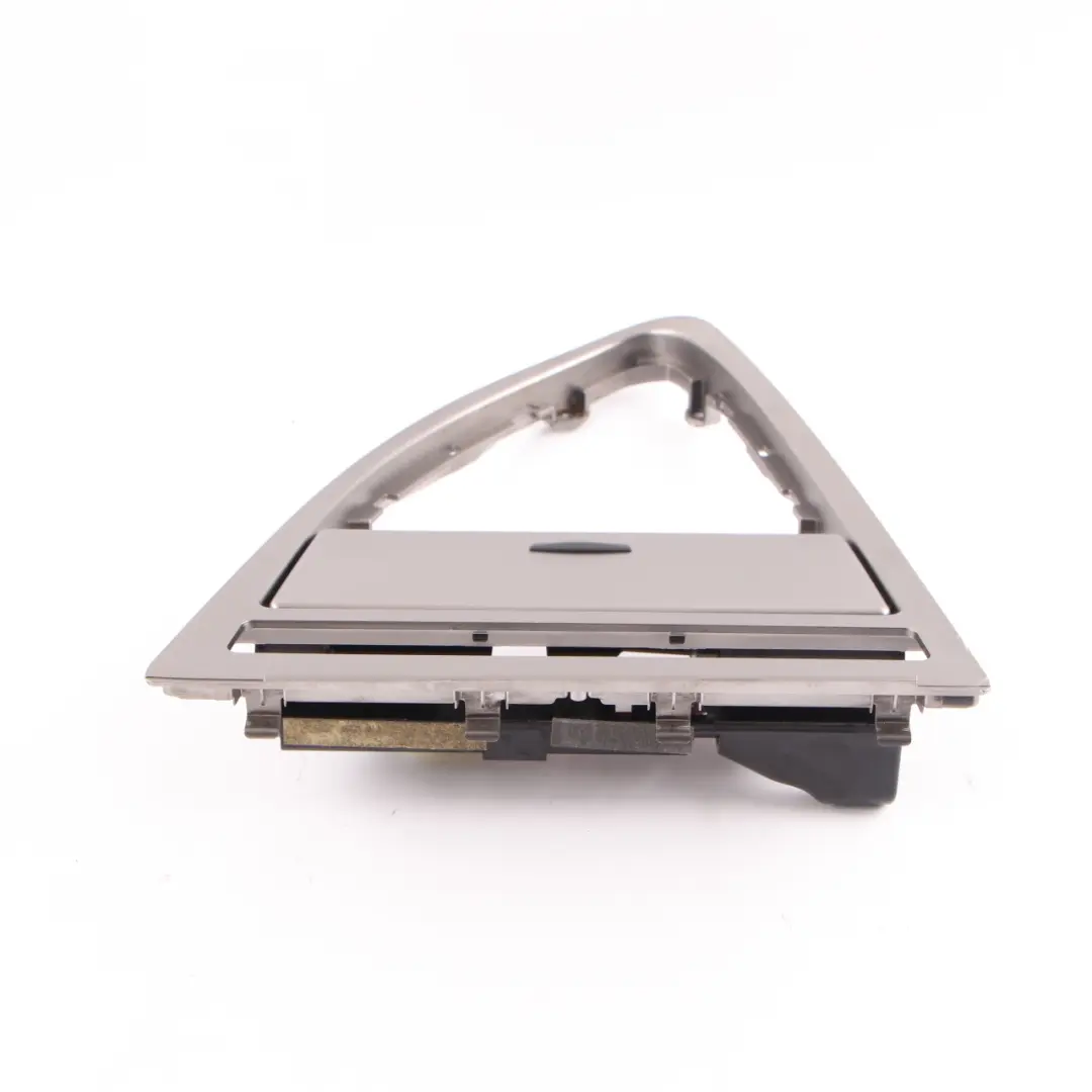 BMW E63 E64 Front Ashtray Decor Panel Centre Console Cover Trim Ruthenium Silver - SKU rhd-7076018-4 - Part number 7076018