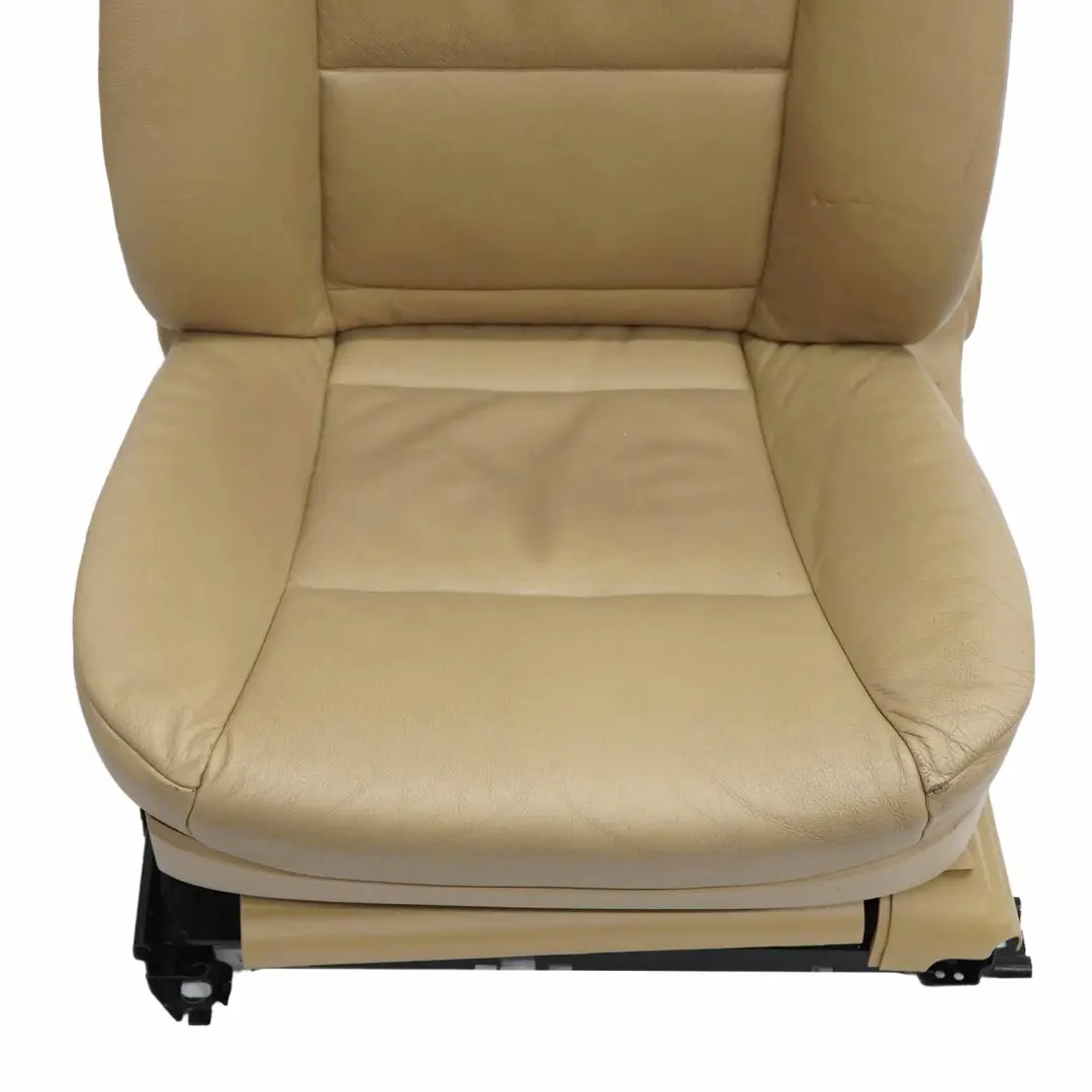 Beige Leather Front Left N/S Seat Passenger Memory Heated to BMW 5 Series E60 E61 with Part number 7113112 BMW 5 Series E60 E61 Beige Leather Front Left N/S Seat Passenger Memory Heated - SKU rhd-7076454-1 - Part number 7113112