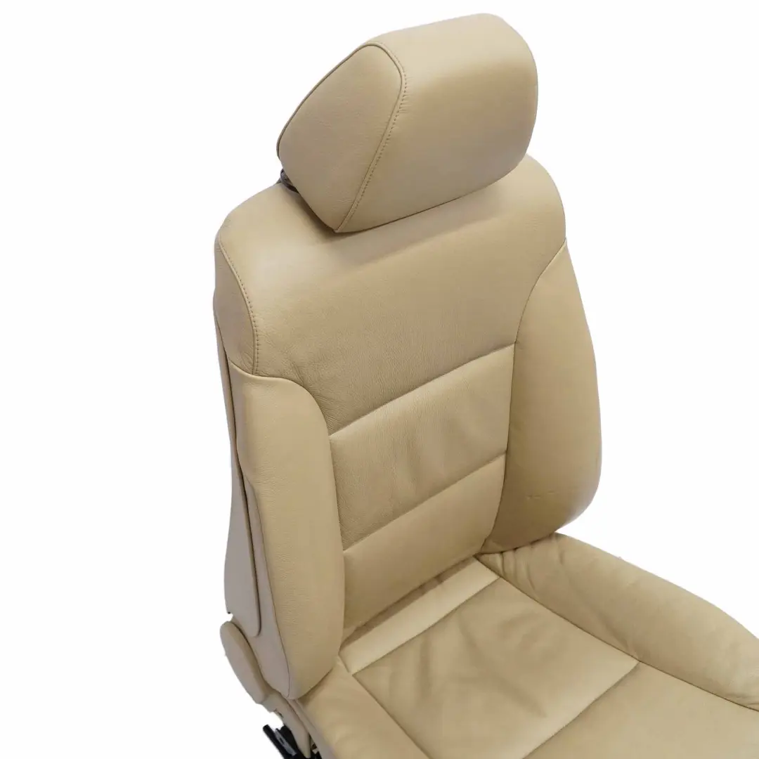 Beige Leather Front Left N/S Seat Passenger Memory Heated to BMW 5 Series E60 E61 with Part number 7113112 BMW 5 Series E60 E61 Beige Leather Front Left N/S Seat Passenger Memory Heated - SKU rhd-7076454-1 - Part number 7113112